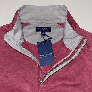 Peter Millar Crown Crafted Stealth Performance Quarter-Zip NWT